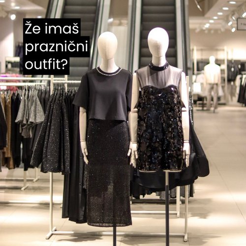 Sezona bleščic je tukaj! ✨ Si že pripravljena na praznične zabave? 🪩 S črnim glamurjem ne moreš zgrešiti – v📍H&M najdeš...